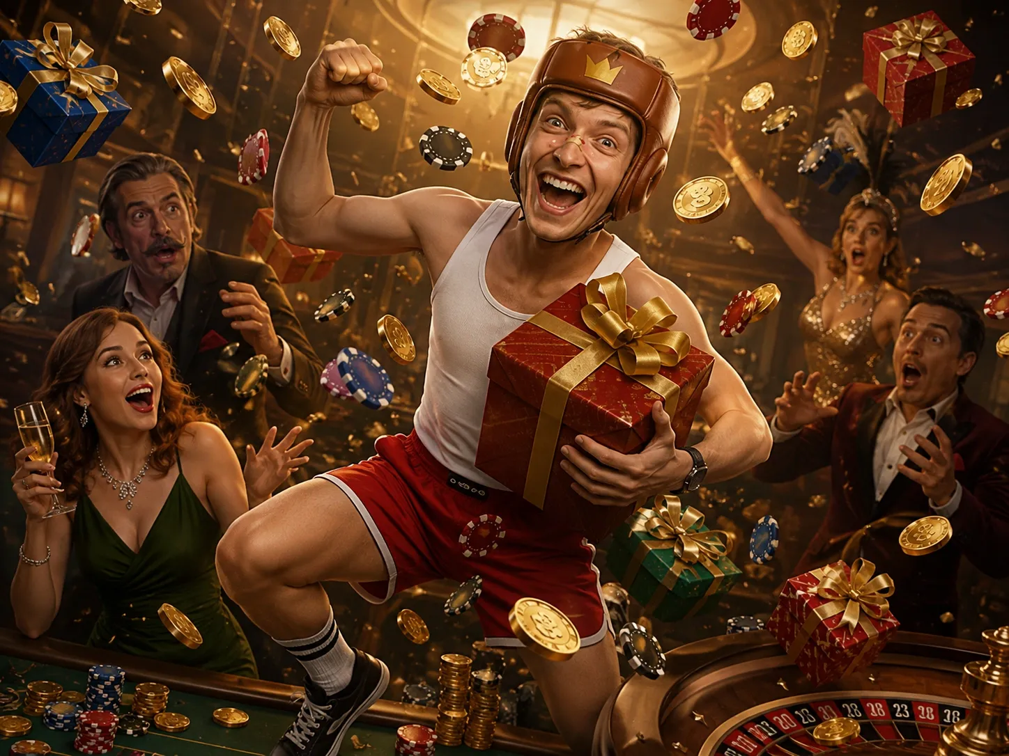 Golden Gifts Flying Jackpot Party